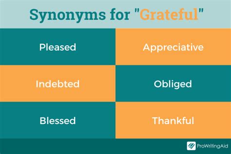 What is another word for grateful .